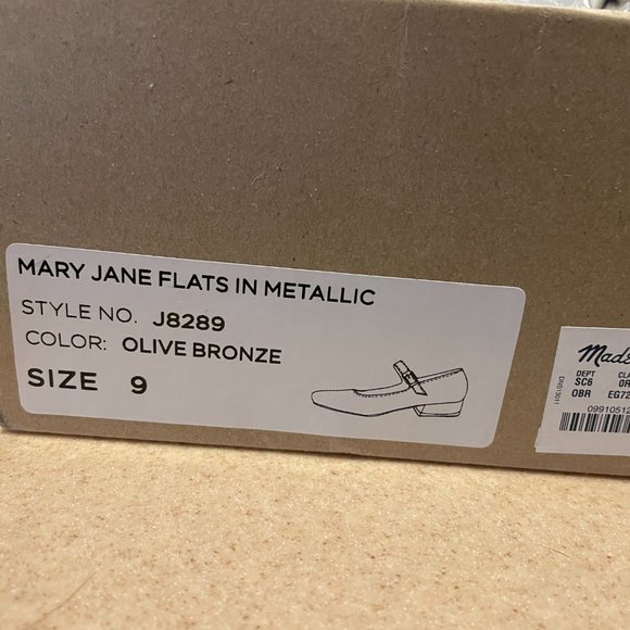 Madewell Metallic Mary Janes - Picture 3 of 8